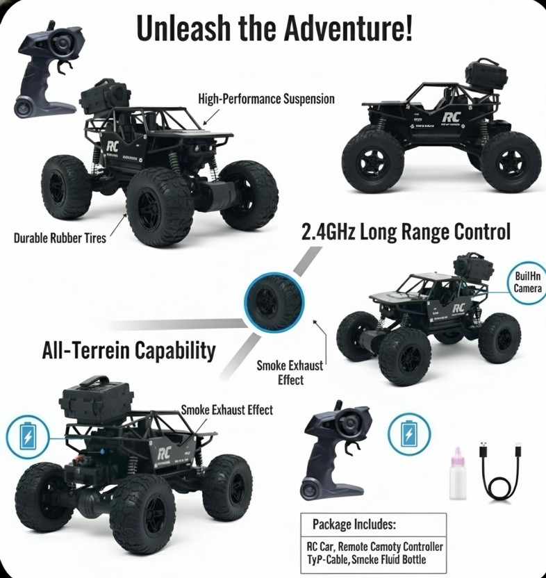 joymax RC Rock Crawler Car