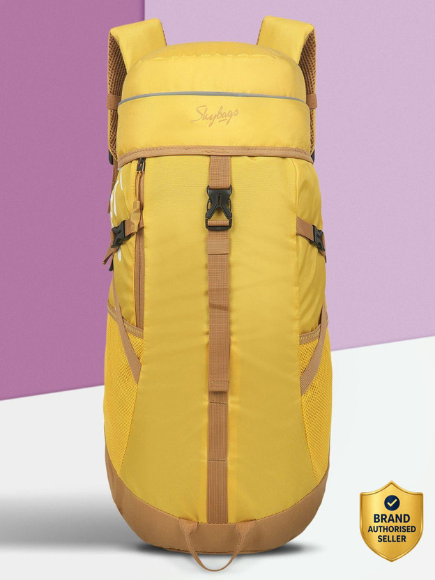 SKYBAGS MOUNT RUCKSACK 45L-MUSTARD Rucksack - 45 L (Yellow)