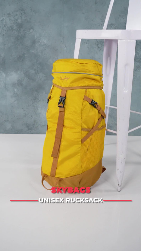 SKYBAGS MOUNT RUCKSACK 45L-MUSTARD Rucksack - 45 L (Yellow) - Image 2