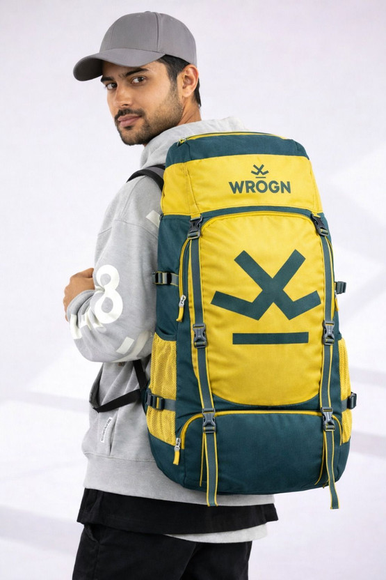 SKYBAGS MOUNT RUCKSACK 45L-MUSTARD Rucksack - 45 L (Yellow) - Image 8