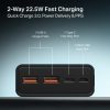 boAt 20000 mAh 22.5 W Compact Pocket Size Power Bank (Steel Blue, - Image 5