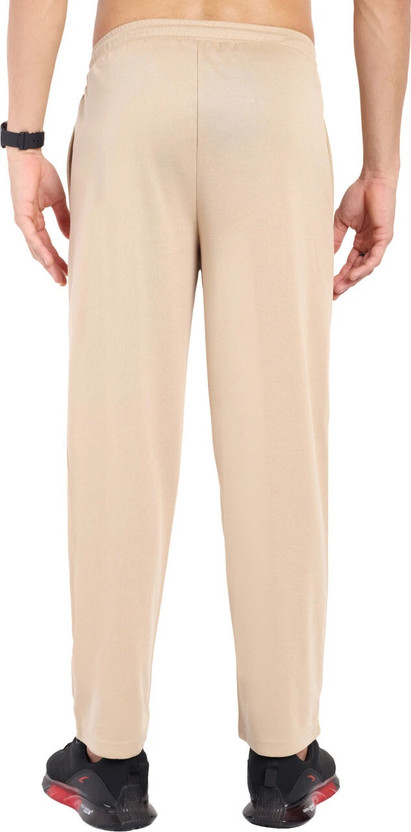 Go Devil Pack of 2 Men Solid Black, Beige Track Pants - Image 4
