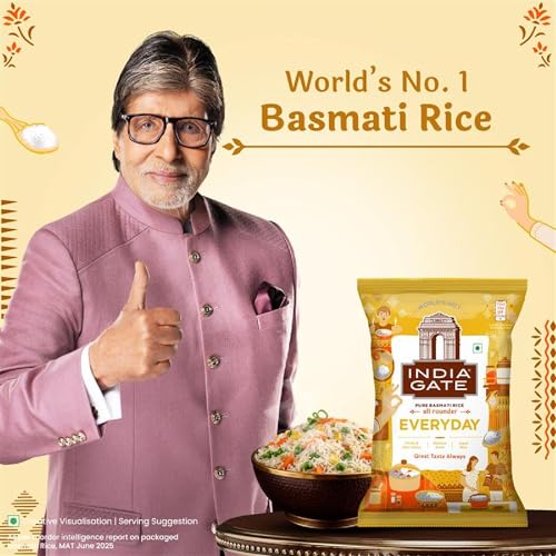 India Gate Basmati Rice Everyday 5 kg - Image 2