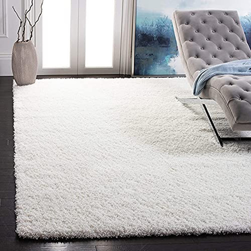 Shag Weaving 2 ft X 6 ft Polyester Carpet (Rectangle, Brown) - Image 6