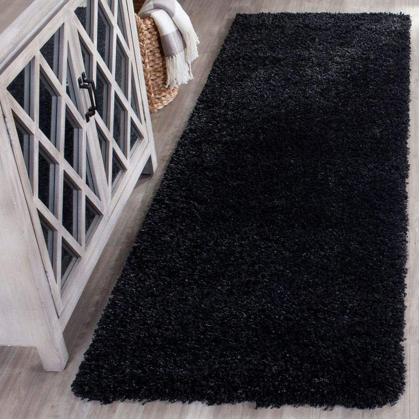 Shag Weaving 2 ft X 6 ft Polyester Carpet (Rectangle, Brown) - Image 10