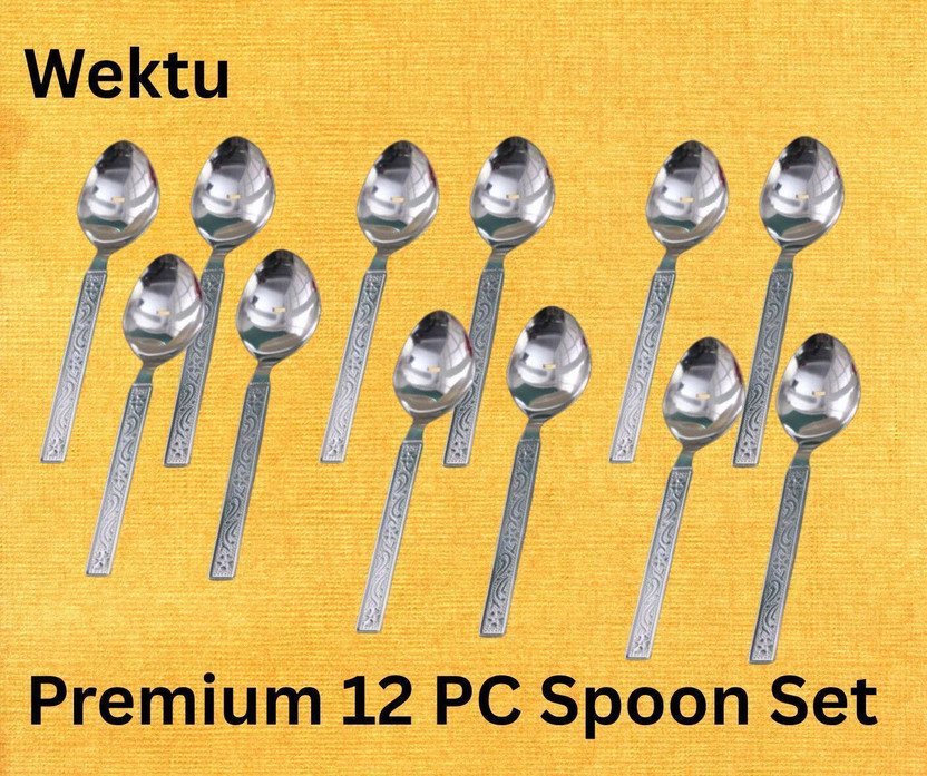 WEKTU Premium Spoon/Stainless Steel/Tea/Table/Soup/Desert/Dinner/...more