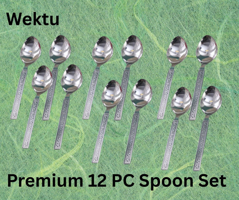 WEKTU Premium Spoon/Stainless Steel/Tea/Table/Soup/Desert/Dinner/...more