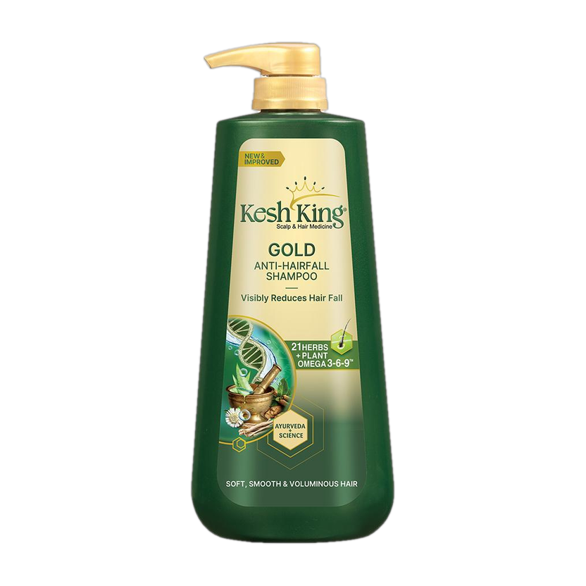 Kesh King Gold Anti Hairfall Shampoo, For Soft, Smooth and Volumi...more