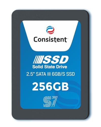 Consistent SSD 256GB 2.5 Inch