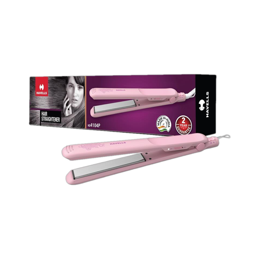HAVELLS HS 4104 HS4104P Hair Straightener (Pink)