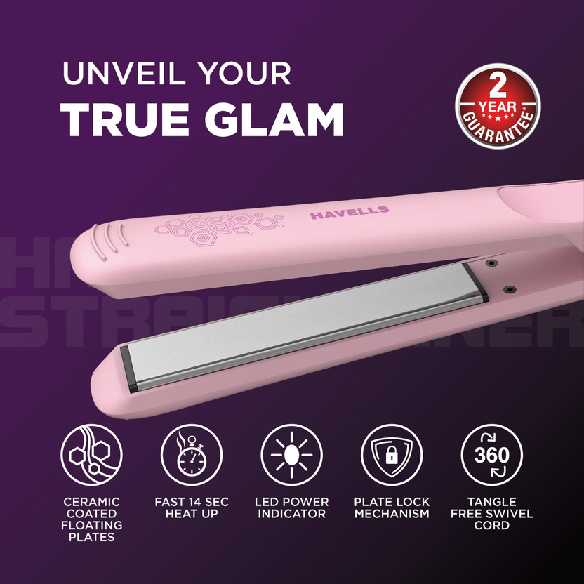 HAVELLS HS 4104 HS4104P Hair Straightener (Pink) - Image 3