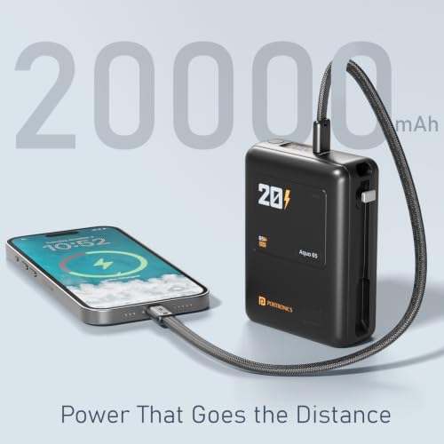 Portronics Aqua 65, 65 W Compact Pocket Size Power Bank - Image 2