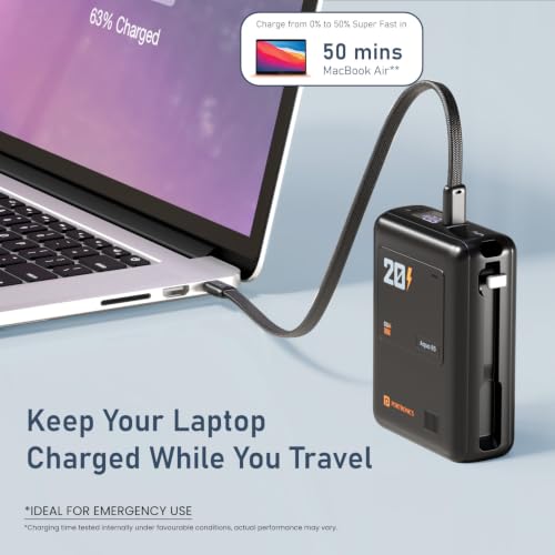 Portronics Aqua 65, 65 W Compact Pocket Size Power Bank - Image 4