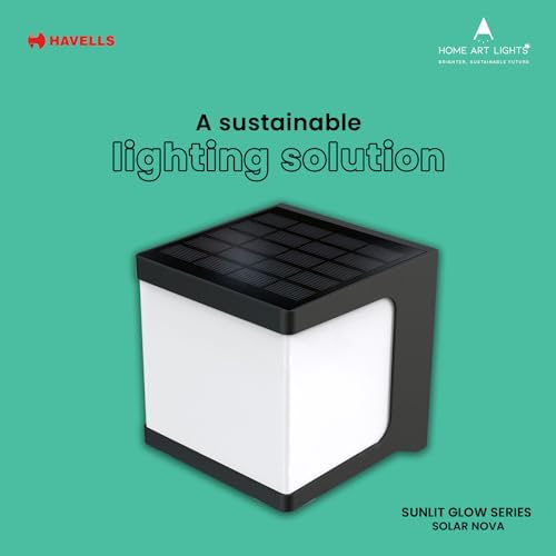 HAVELLS Solar Wall Light (LED NOVA 1.5W IP54 Walllight) - Image 3