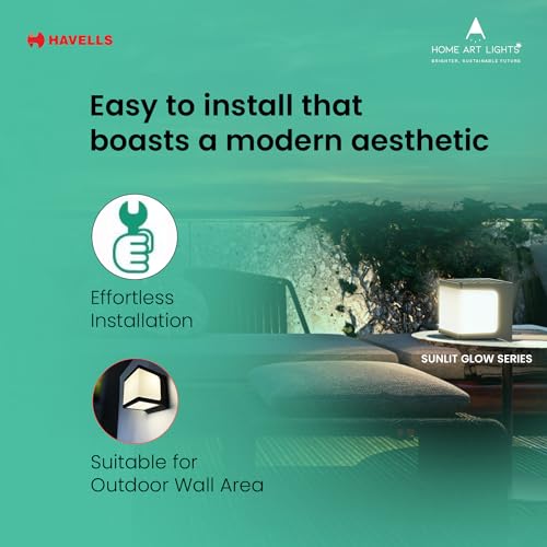 HAVELLS Solar Wall Light (LED NOVA 1.5W IP54 Walllight) - Image 4