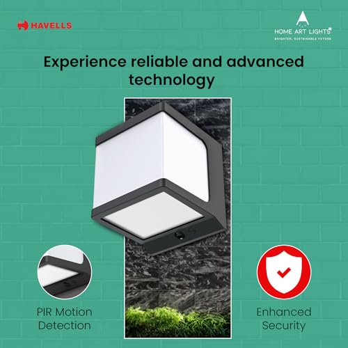 HAVELLS Solar Wall Light (LED NOVA 1.5W IP54 Walllight) - Image 6
