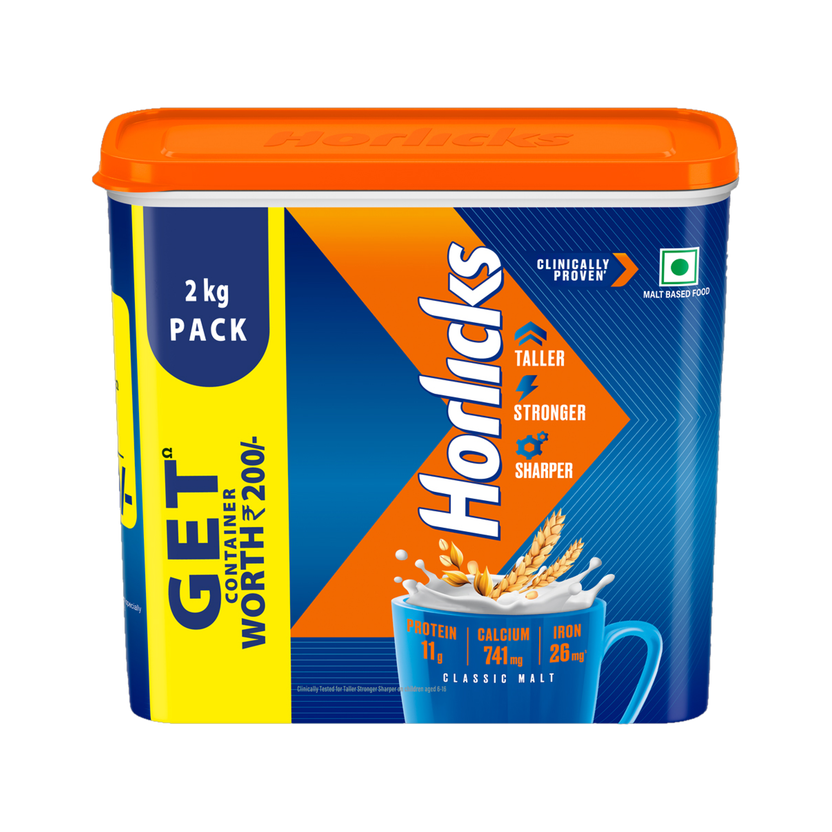 HORLICKS Nutrition Drink Plastic Container (2 kg)