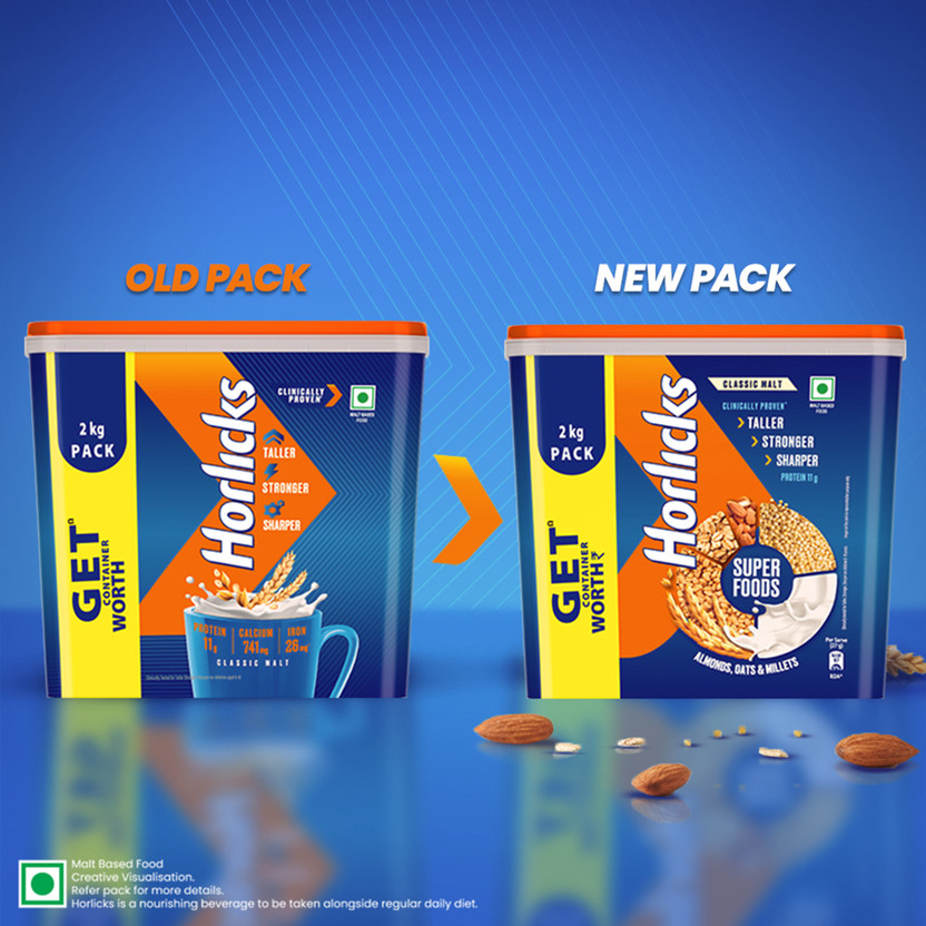 HORLICKS Nutrition Drink Plastic Container (2 kg) - Image 3
