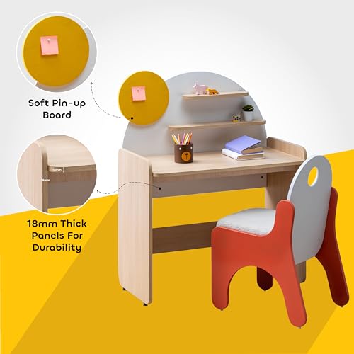 Smartsters Study Table with Pin-Up