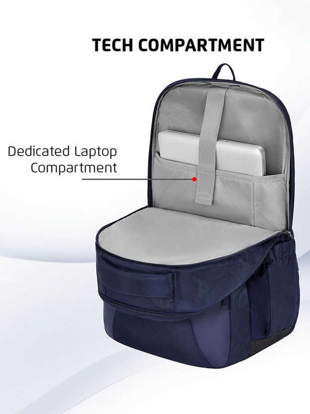 SAFARI Large 37 L Laptop Backpack Loft (Blue) - Image 5