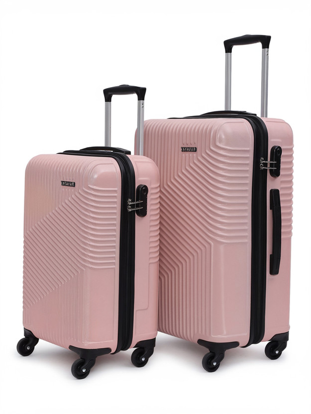 YAYAVAR Small Cabin Suitcase (55 cm) 4 Wheels - Cairo - Pink - Image 8