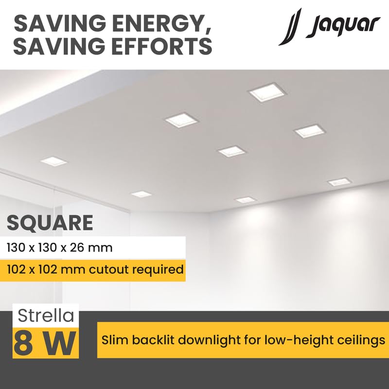 Jaquar Strella Slim 8W Square