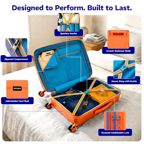 Provogue Lumina Hard-Sided PP Trolley
