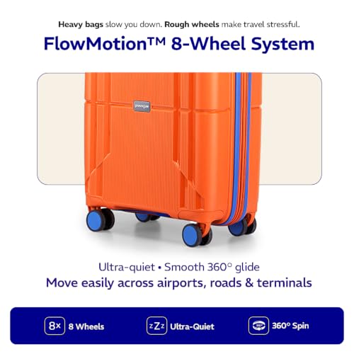 Provogue Lumina Hard-Sided PP Trolley