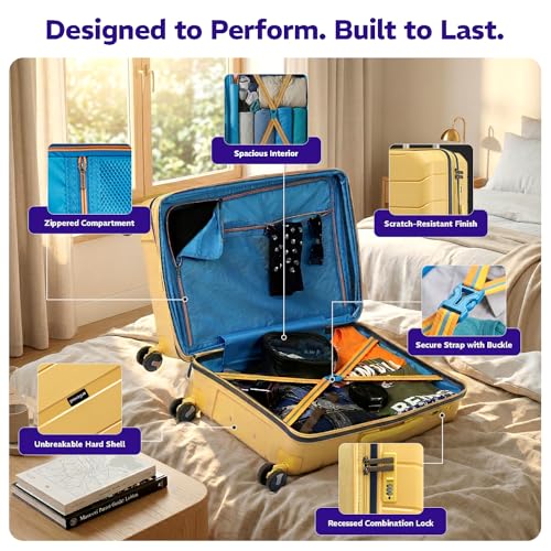 Provogue Cascade Hard-Sided PP Trolley