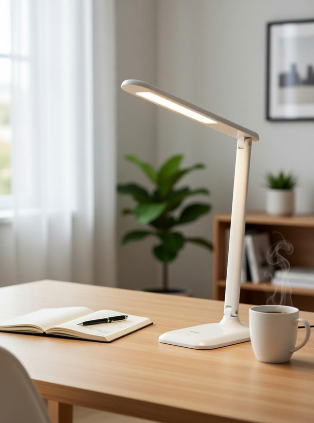 PHILIPS Breeze LED Desk Light Study Lamp (37 cm, White) - Image 2