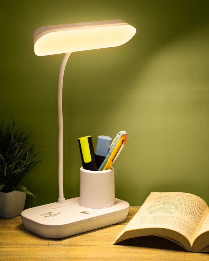 PHILIPS Breeze LED Desk Light Study Lamp (37 cm, White) - Image 8