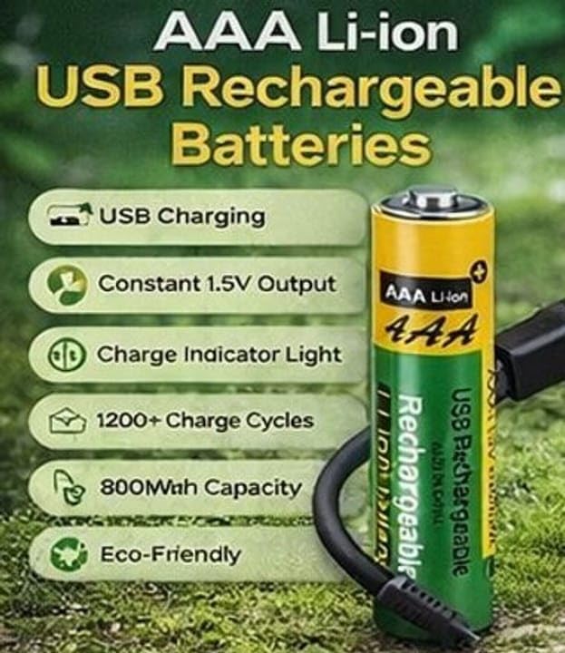 AAA Rechargeable Battery 800 mWh