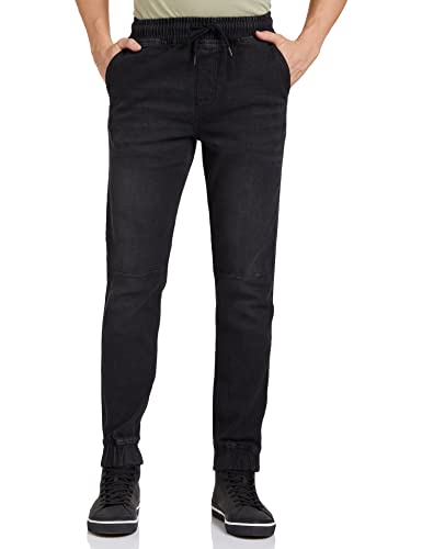 Amazon Brand - INKAST Men Solid Regular Fit Jeans