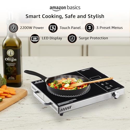 Amazon Basics 2200W Infrared Cooktop