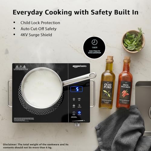 Amazon Basics 2200W Infrared Cooktop