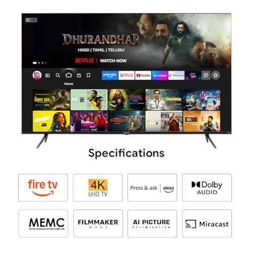 Onida 108 cm (43 inch) Ultra HD 4K Smart LED Fire TV 43UFD - Image 3