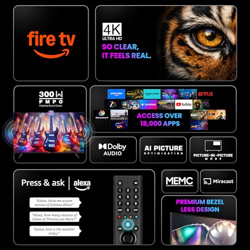 Onida 108 cm (43 inch) Ultra HD 4K Smart LED Fire TV 43UFD - Image 4