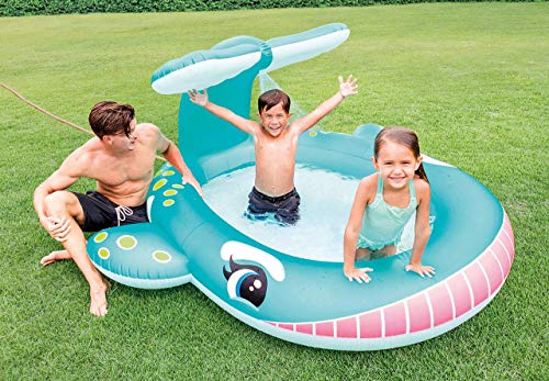 Intex Plastic Whale Spray Pool, Multi Color, Kid - Image 3