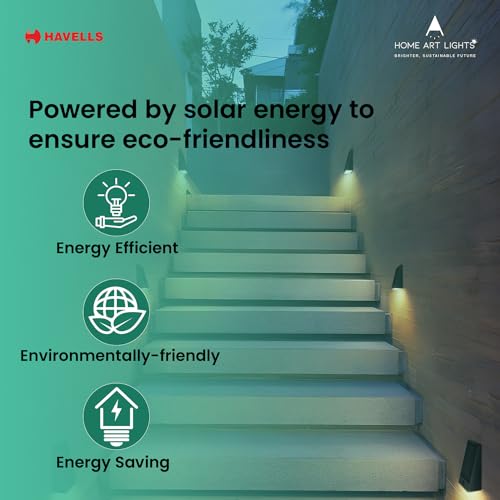 Havells Solar Wall Washer (LED Radiant Rays 2W IP54 Solar WALLWSR) - Image 4