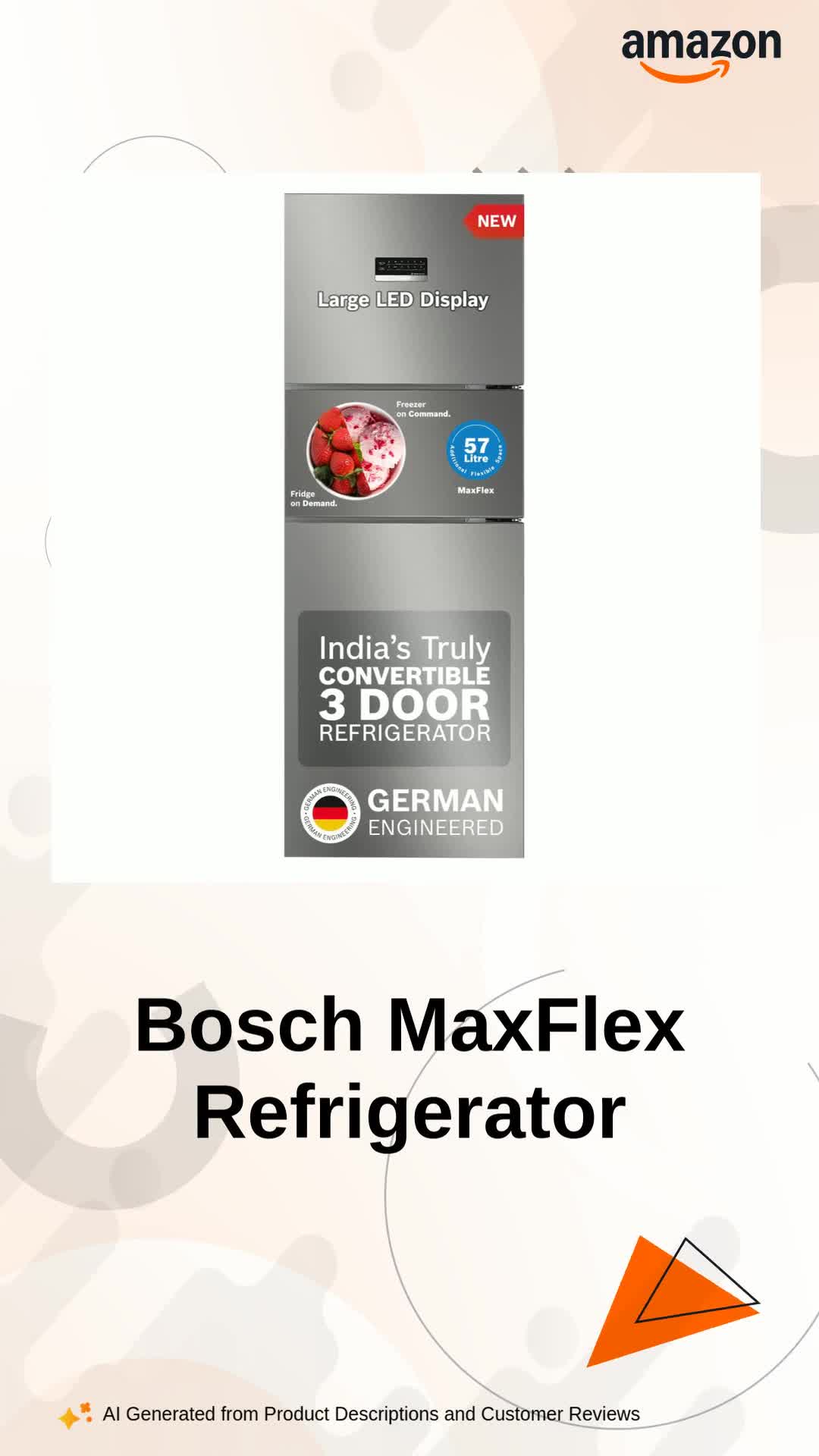 Bosch 302L, 3 Star, MaxFlex