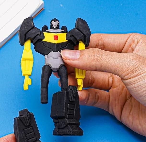 SUPER TOY Robot Shape Eraser