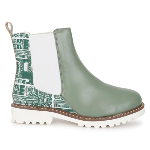 YOHO Women Printed Boots Stylish Comfortable Lightweight