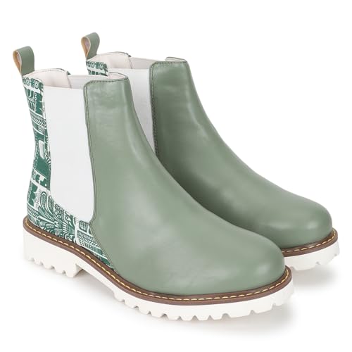YOHO Women Printed Boots Stylish Comfortable Lightweight - Image 4