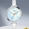 TIMEX Round 35mm Blue Dial Analog Watch - For Women TWEL155SMU03 - Image 8
