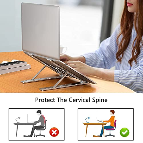 Atevon Foldable Aluminum Laptop Stand