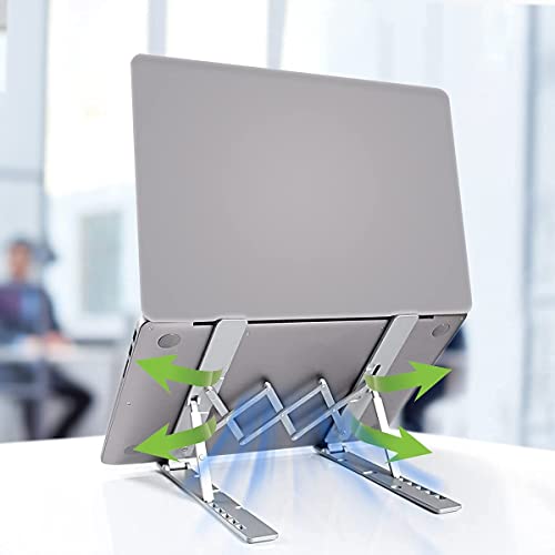 Atevon Foldable Aluminum Laptop Stand