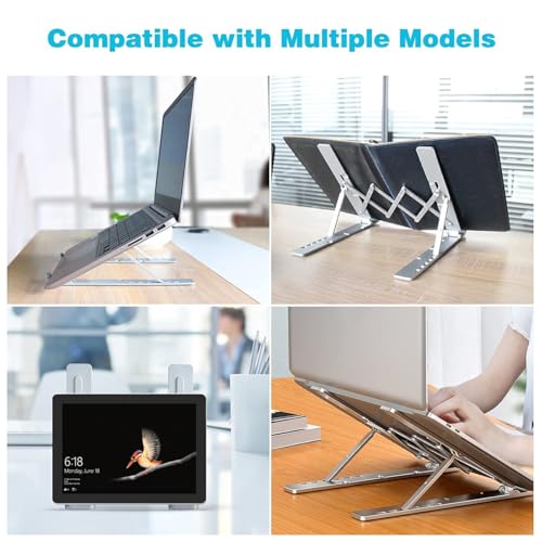 Atevon Foldable Aluminum Laptop Stand