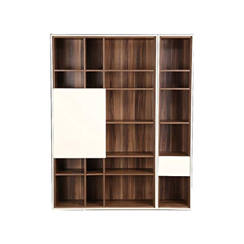 HomeTown Fabiola High Gloss Dual Tone Book Case - Image 4
