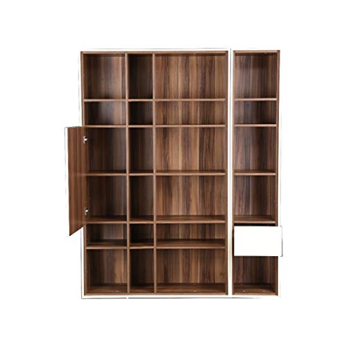 HomeTown Fabiola High Gloss Dual Tone Book Case - Image 6