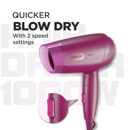 Havells 1000W Foldable Hair Dryer|Blow